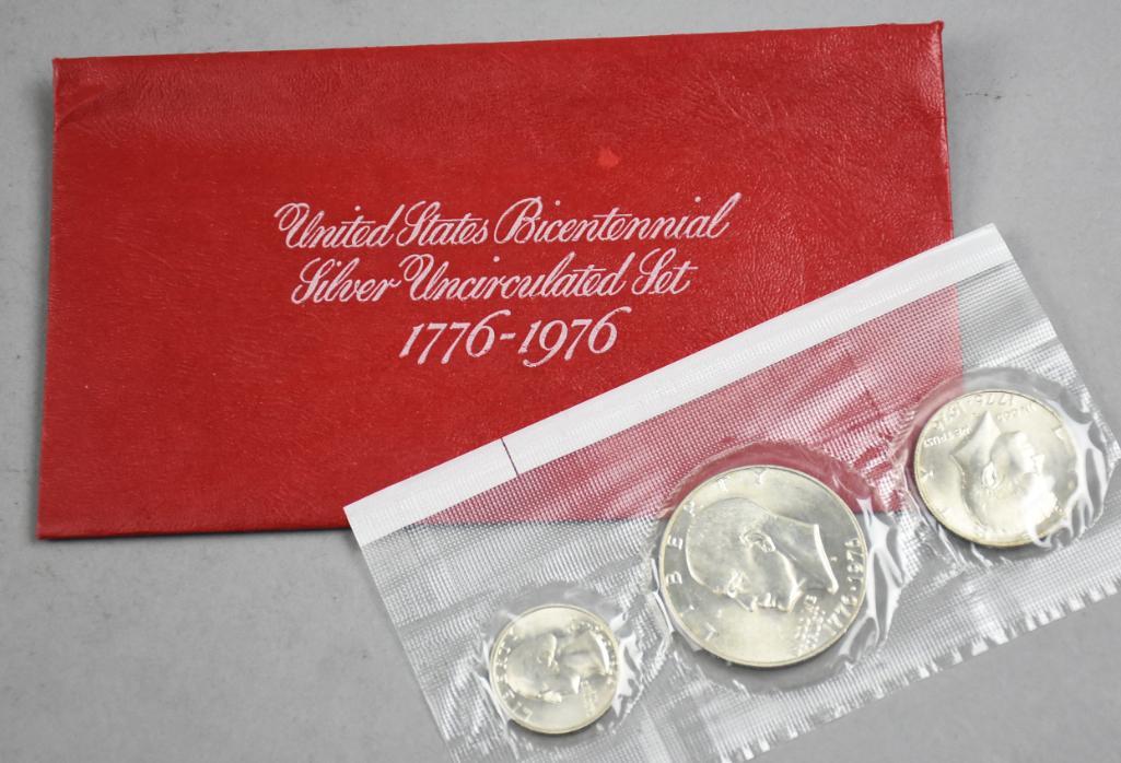 1776-1976 US Bicentennial Uncirculated Silver Set (1 of 4)
