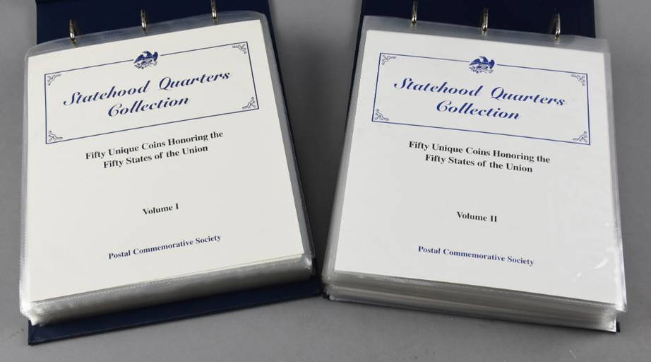 USPS Statehood Quarters Collection, Vols I & II Sep 26, 2021 Appraisal & Estate Sale