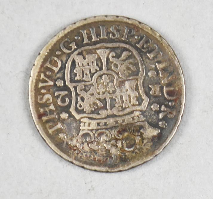 1744 Mexico/Spanish Colonial Silver Reales (1 of 2)