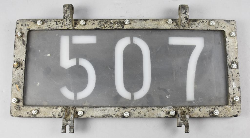 STEAM ENGINE NUMBER PLATE (1 of 2)