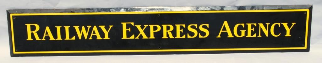Railway Express Agency, Porcelain Enamel Station Signs (1 of 8)