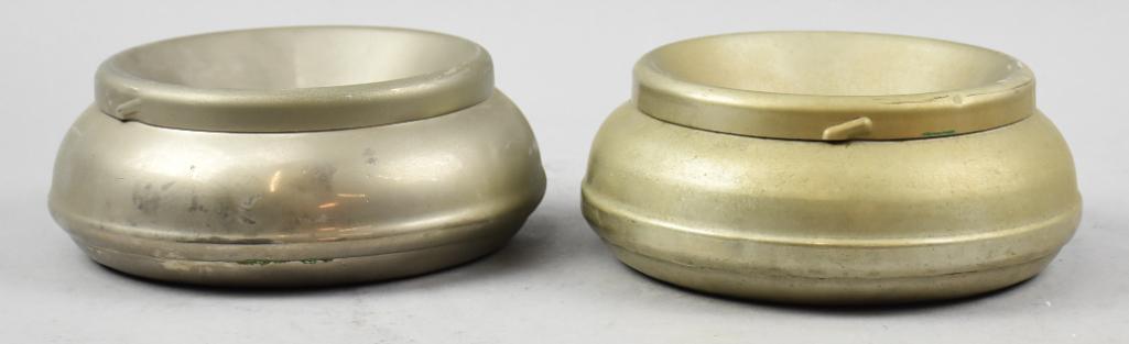 (2) Vintage Brass The Pullman Co Spittoons (1 of 5)