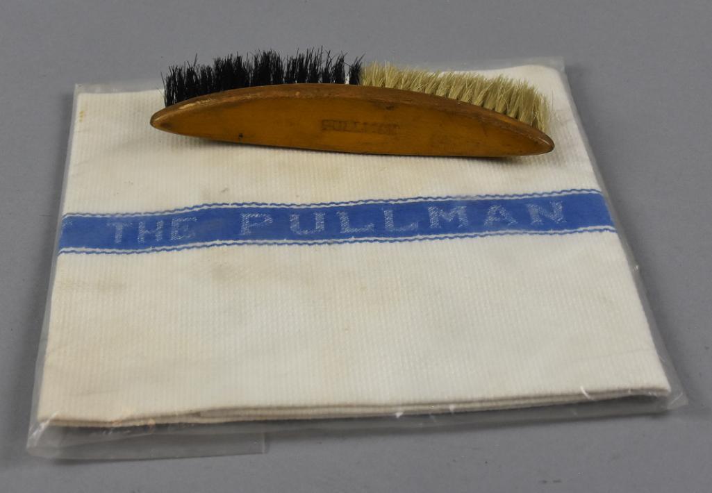 Vintage Pullman Hat Brush and Porter Towel (1 of 4)