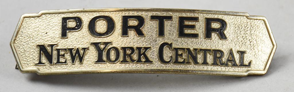 Vintage New York Central Porter Hat Badge (1 of 3)