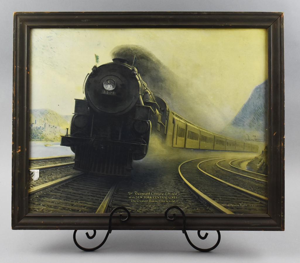 William H. Foster Chromolithograph New York Central (1 of 6)