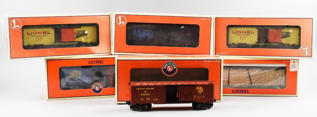 (6) Lionel O/O27 Gauge Boxcars/Flatcar (1 of 6)