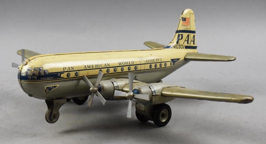 Mitsuhashi Pan Am N 707 Pa Airplane Tin Toy