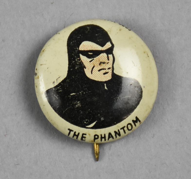 1946 The Phatom Pinback, Kellogg's Pep Cereal Promo (1 of 4)