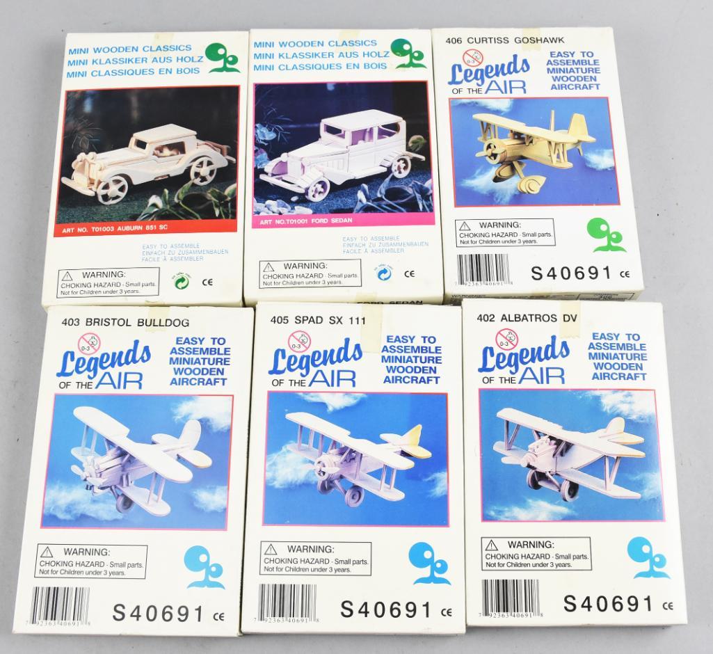 Mini Wooden Classics & Legends of the Air Models (1 of 4)