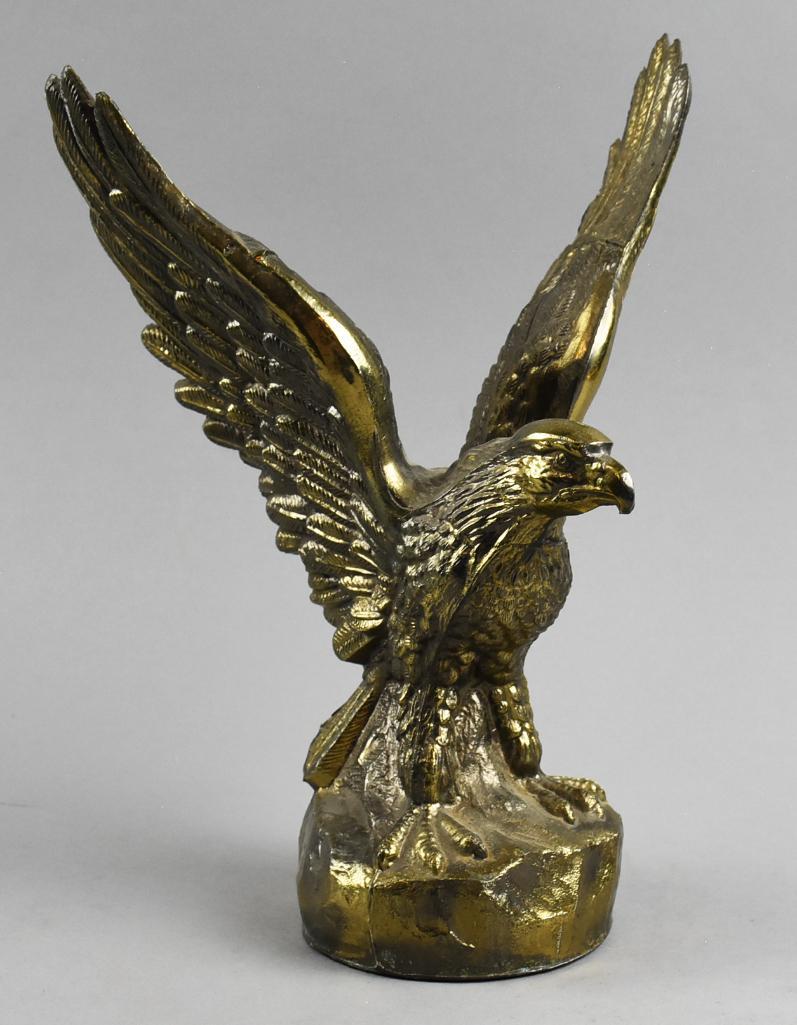Vintage Eagle Figure, Brass Finish (1 of 9)