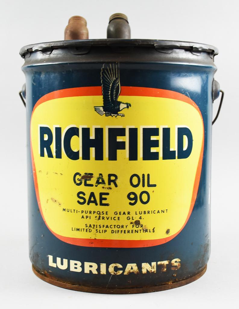 Richfield Oil Gear Oil Can GL-4 SAE 90 (1 of 8)
