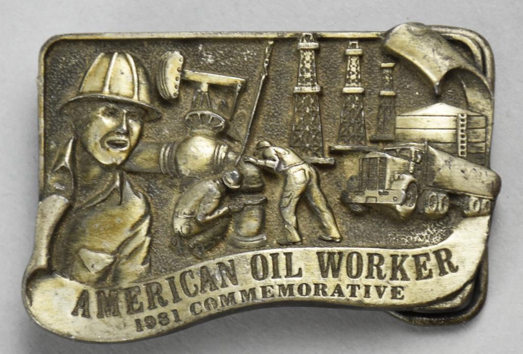 1981 Ltd Ed Commemorative American Oil Worker Belt (1 of 2)
