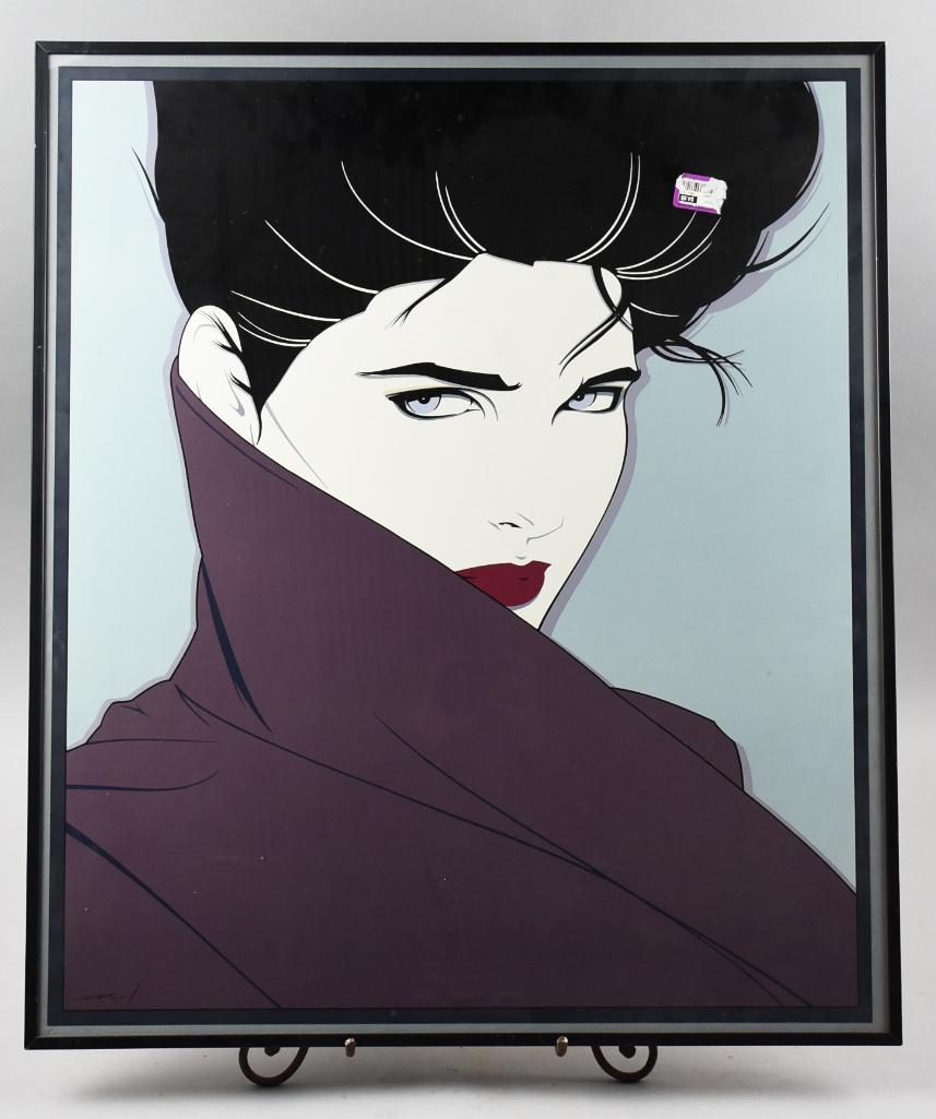Vintage Patrick Nagel (1945 1984) The Book Print