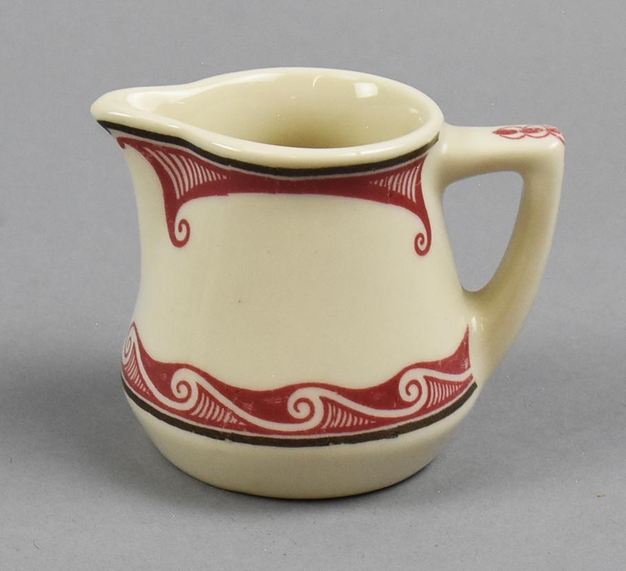 Fred Harvey Santa Fe RR Ancient Mimbreno Indian Creamer (1 of 4)