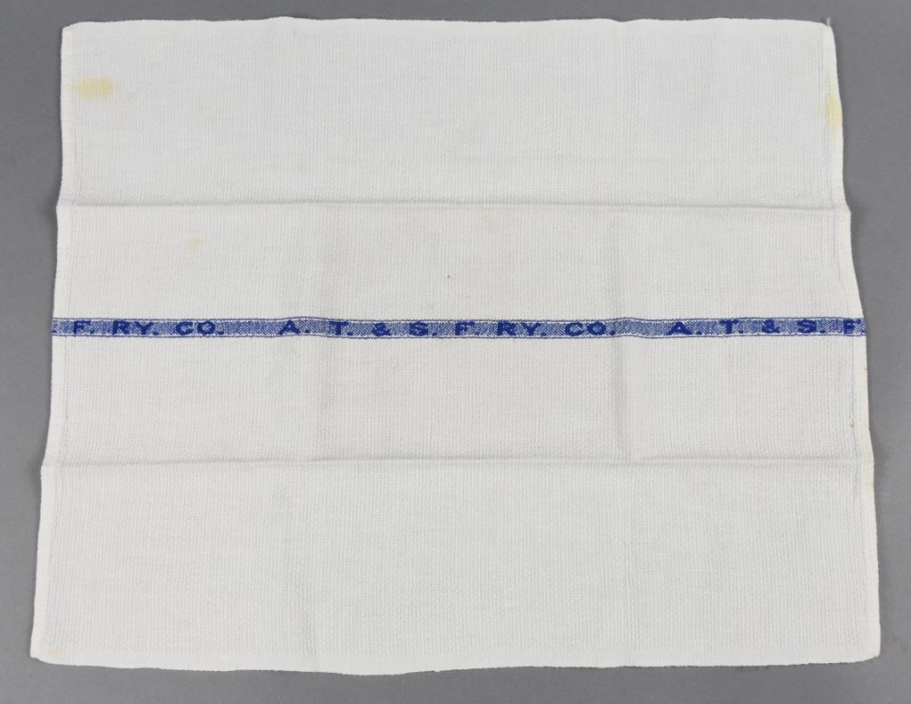 Vintage A.T. & S.F. RY Co Towel (1 of 6)