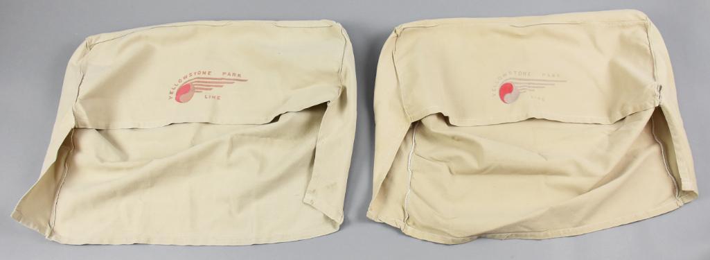 Northern Pacific Yellowstone Park Line Headrest Covers (1 of 4)