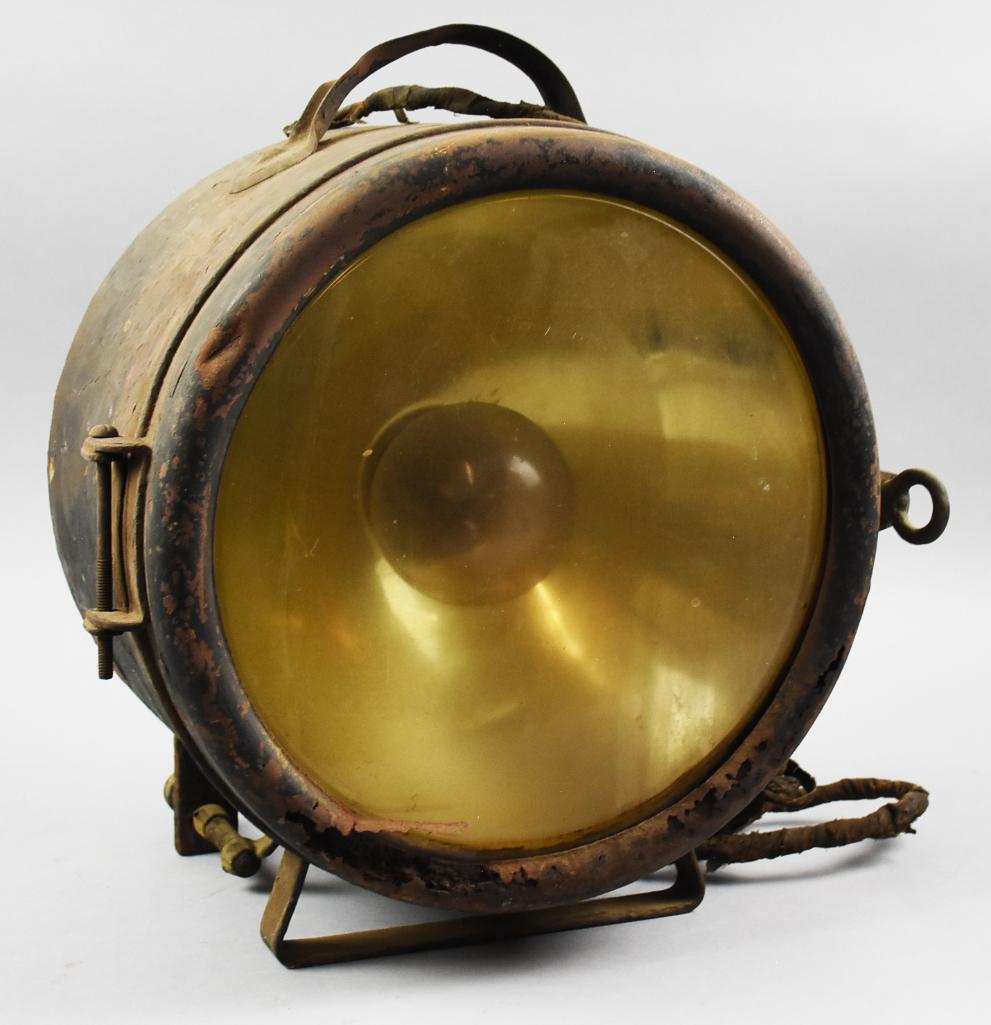 Vintage Golden Glow Locomotive Headlight Railroad (1 of 13)