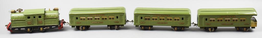 Antique Ives 3257 Electric Loco, Pullmans, Observation (1 of 11)