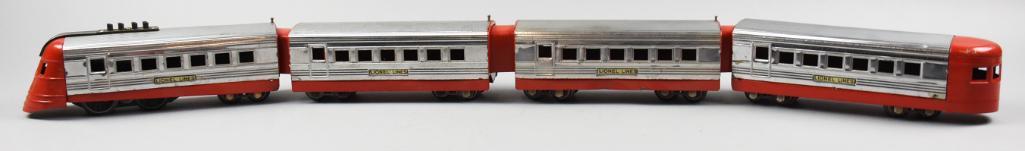 Prewar Lionel Streamliner 1700E & Passenger Car Set (1 of 11)