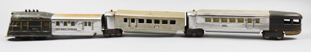 Prewar Lionel Flying Yankee Set Nos. 616, 617, 618 (1 of 7)