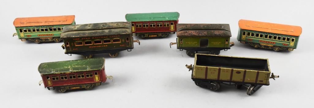 (6) Antique Ives Parlor, Mail Express & Pullman Cars (1 of 10)