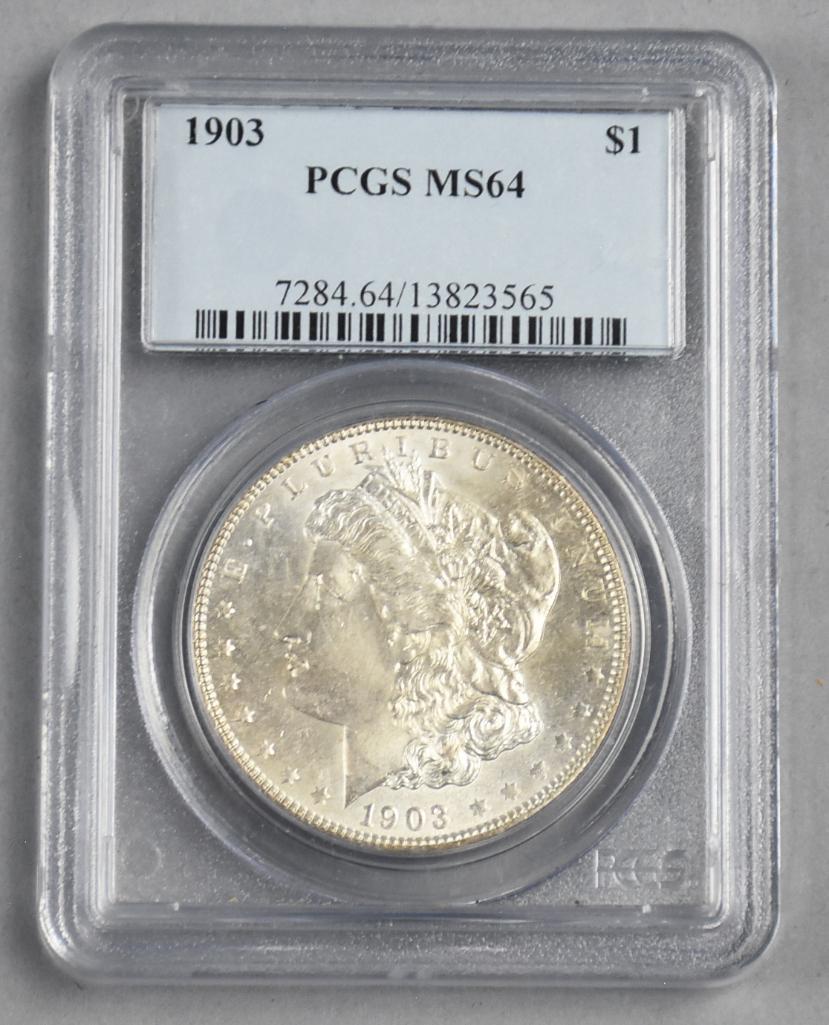 1903 Morgan Silver Dollar, PCGS MS64 (1 of 2)