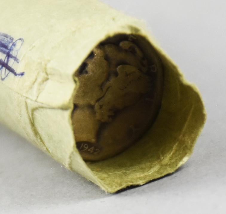 1942 Unchecked Roll Mercury Dimes (1 of 3)