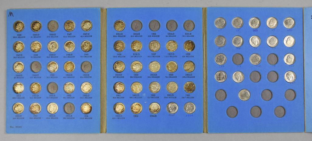 Whitman 1946 and Up Roosevelt Dime Book (1 of 5)