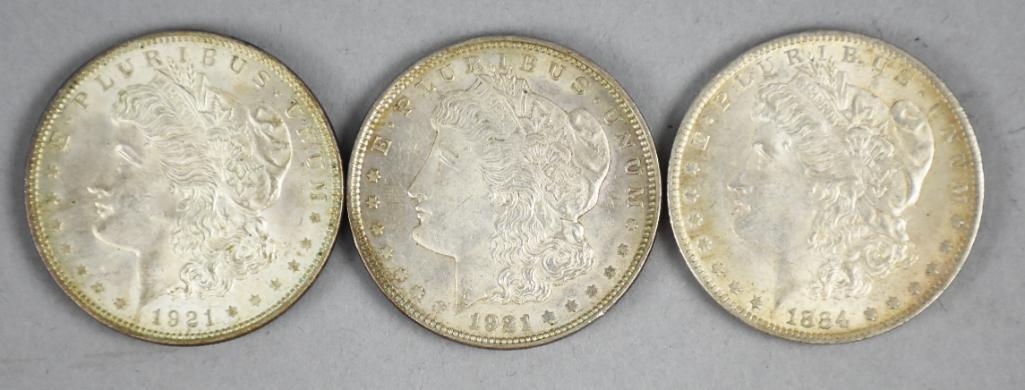 1884 & 1921 Morgan Silver Dollars (1 of 2)