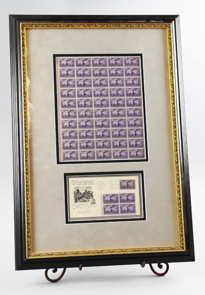 75th Anniversary Transcontinental Railroad 1st Day Cove (1 of 5)