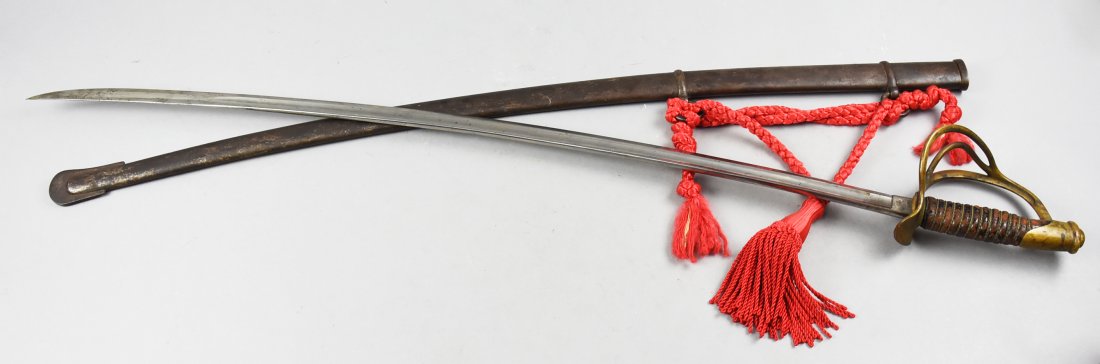 1865 Mansfield & Lamb Cavalry Sword w/ Scabbard (1 of 14)