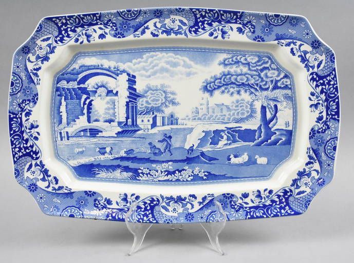 Spode Blue Italian Platter (0090) on Jan 23, 2022 Appraisal & Estate