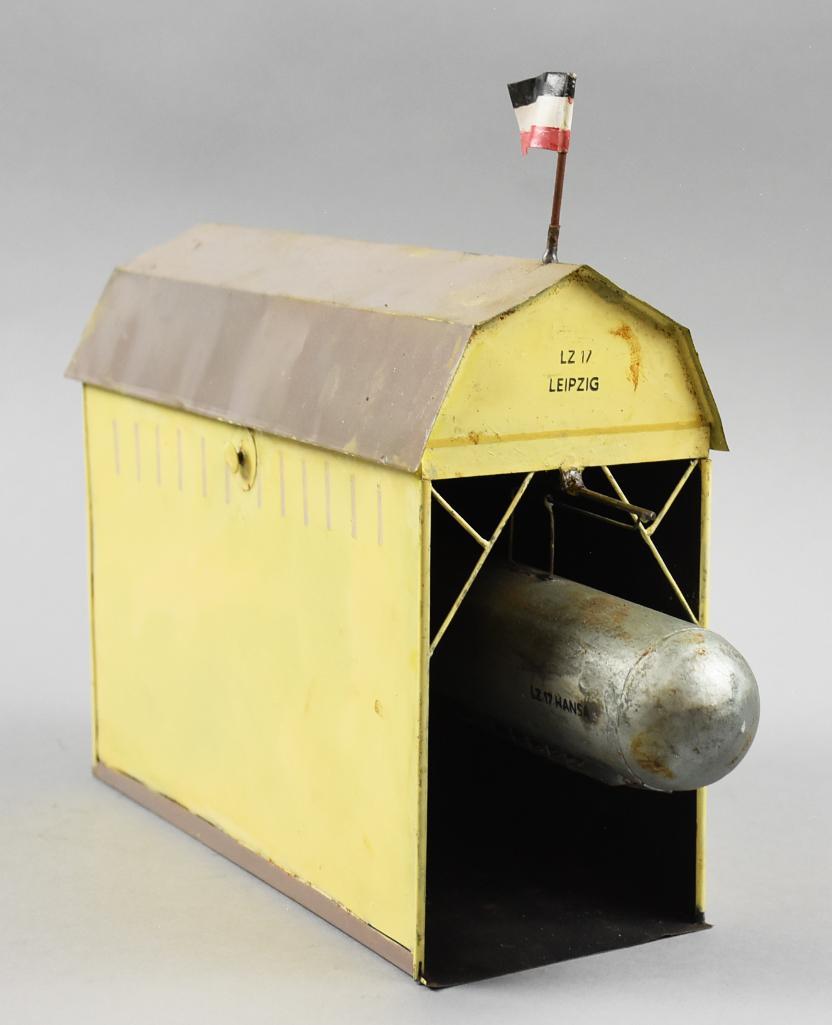 c1915 Leipzig LZ17 Hansa Zeppelin in Hangar, Heyde (1 of 18)