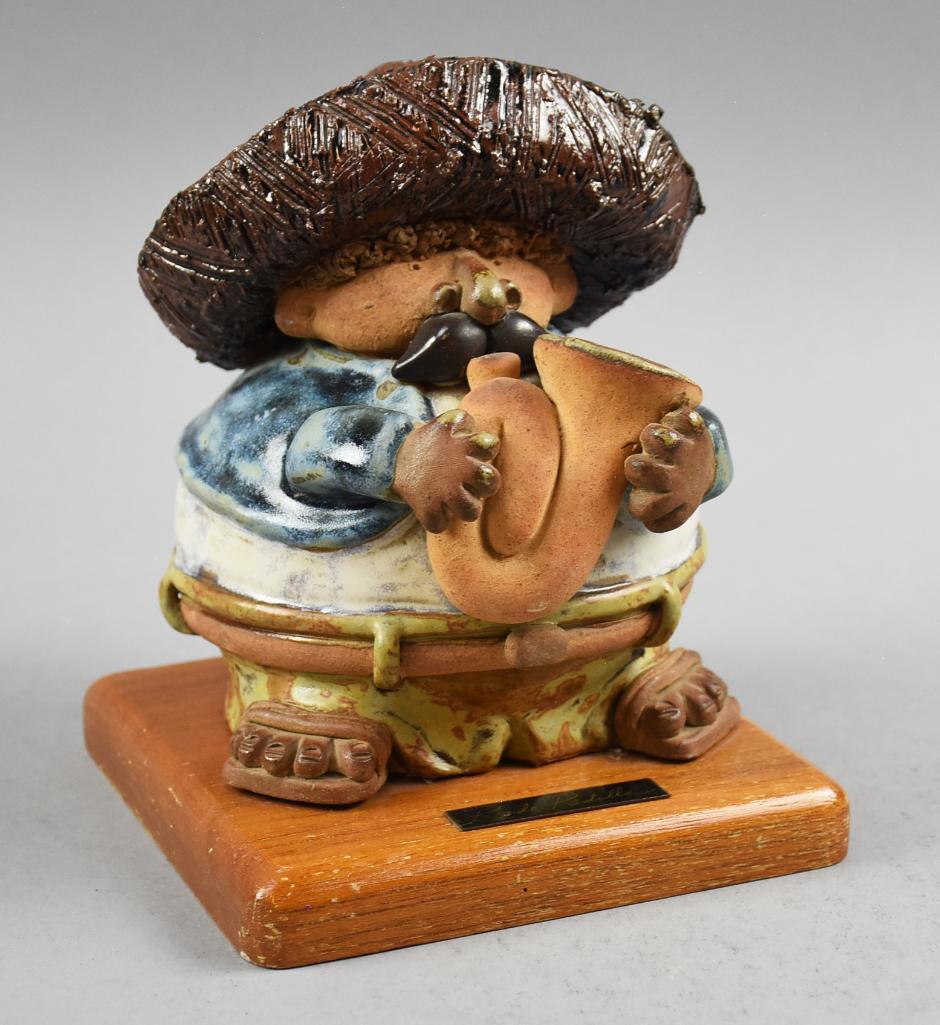 Mexican Folk Artist Rodo Padilla Chubby Ones, Tuba (1 of 5)