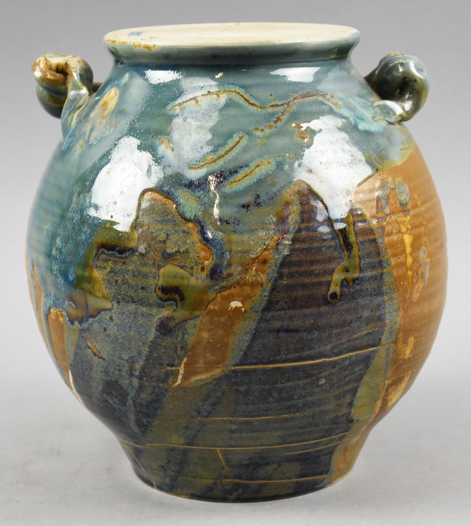 Mid Century Signed Studio Art Pottery Vase (1 of 6)