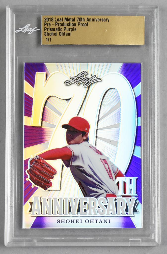 Leaf Metal 70th Ohtani Pre-Production Proof Purple (1 of 2)