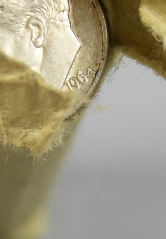 1964 Unchecked Roll, Roosevelt Dimes (1 of 3)