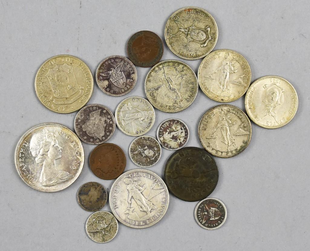 Misc US & Foreign Coins, Circulated (1 of 6)