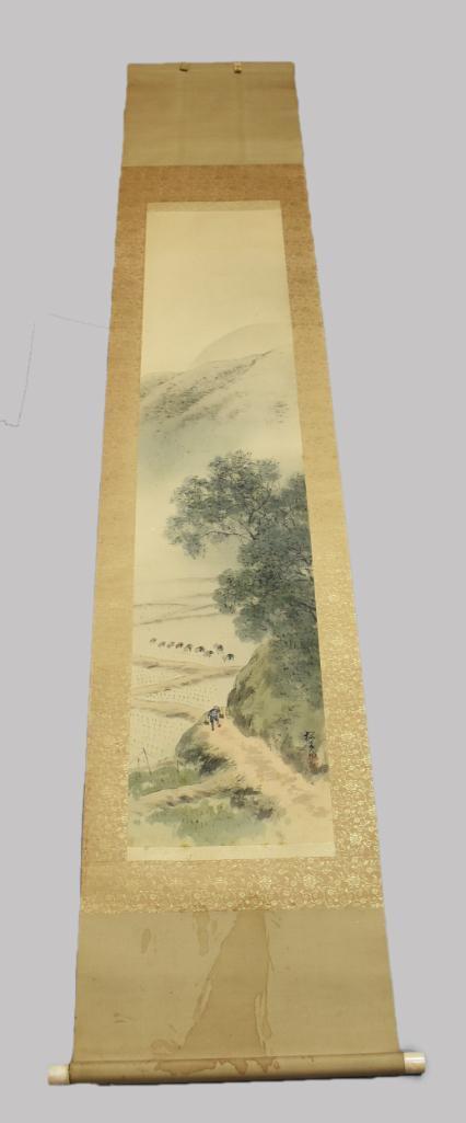 Japanese Hanging Landscape, Okoku Konoshima (1 of 6)