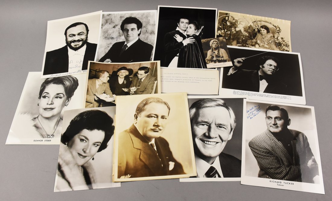 Misc Group Vintage Opera Singer Signed Photos Pavarotti (1 of 4)