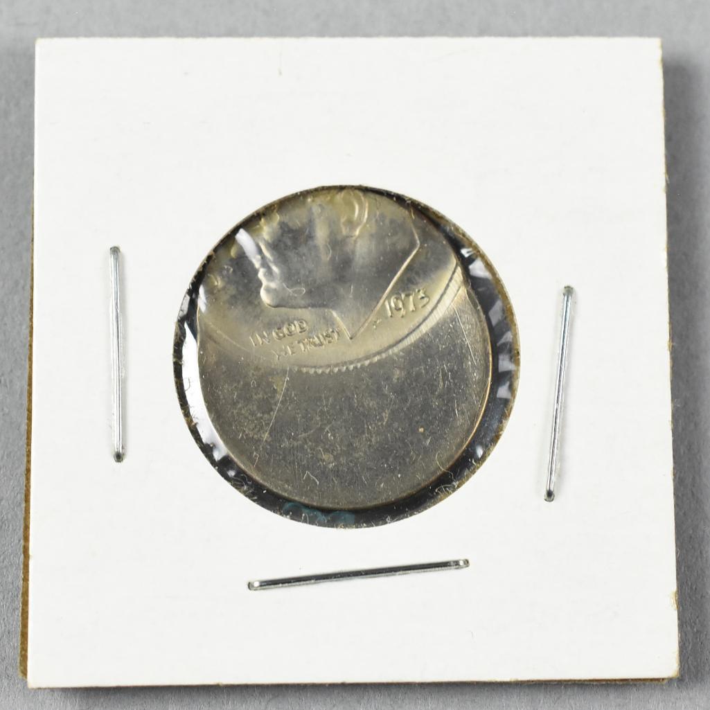 1973 Roosevelt Dime - Off Center Error (1 of 2)