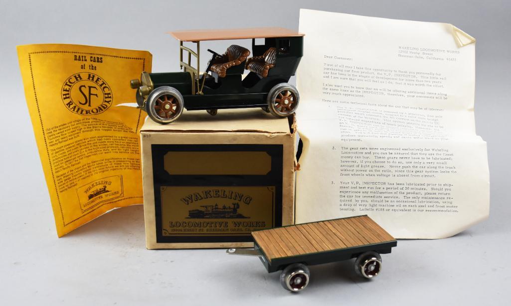 Vtg Wakeling Locomotive Works Inspector Car/Orginal Box (1 of 13)