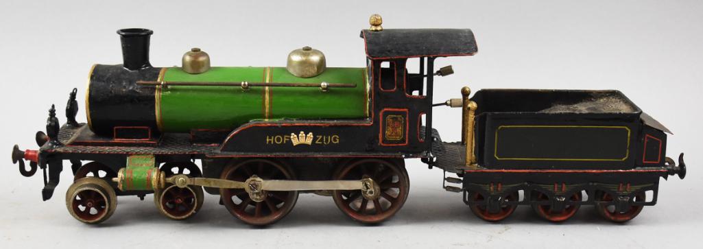 Bing Gauge 2 4-4-0 Clockwork Loco, Six Wheel Tender (1 of 9)