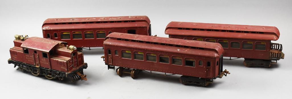 Prewar Ives 3242 Electric Engine, Pullmans, Observation (1 of 14)