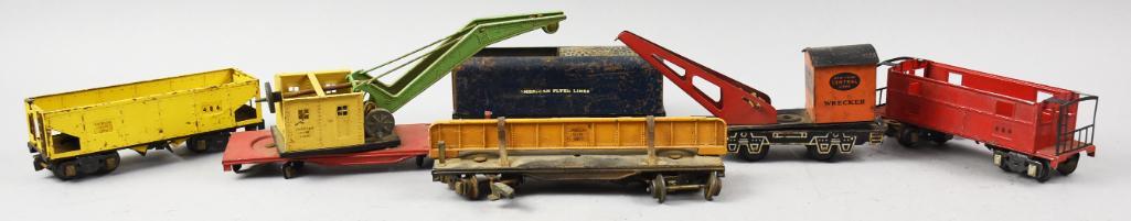 Prewar American Flyer Lines Tin Litho Train Cars (1 of 4)