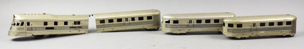 Prewar American Flyer Burlington Zephyr No. 9900 (1 of 10)