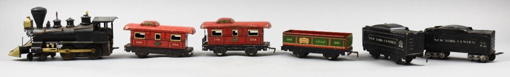 c1950 Mar/Marx Crooks Locomotive, Tenders & Cars (1 of 14)