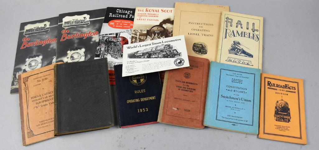 Vintage Railroad Brochures and Pamphlets (1 of 7)