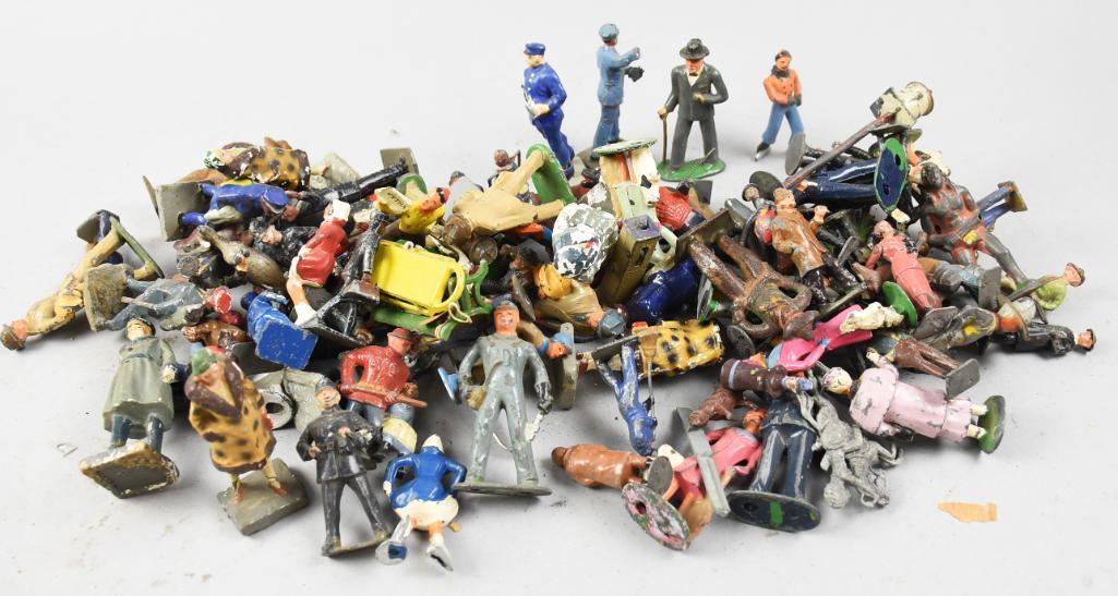 Huge Misc Lot of Lead Figurines, Manoil, Barclay & More (1 of 6)