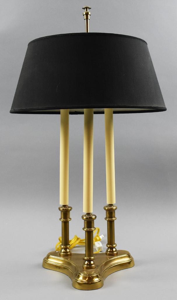 Vintage French Style Brass Bouillotte Table Lamp (1 of 6)